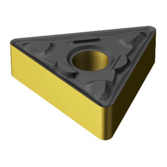 Picture of TNMG 333-mm 2220 Sandvik TNMG 160412-mm 2220 Triangle Negative Carbide 0.0470 1.19mm Radius Medium, Semi Finishing