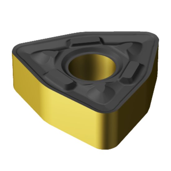 Picture of WNMG 333-MR 2220 Sandvik WNMG060412-MR 2220 Trigon Negative Carbide 0.0470 1.19mm Radius Roughing, Medium