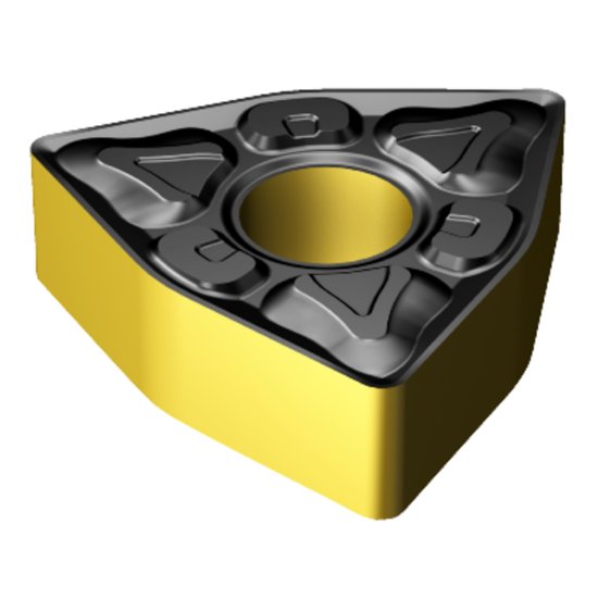 Picture of WNMG 433-XM 2220 Sandvik WNMG080412-XM 2220 Trigon Negative Carbide 0.0470 1.19mm Radius Medium, Semi Finishing
