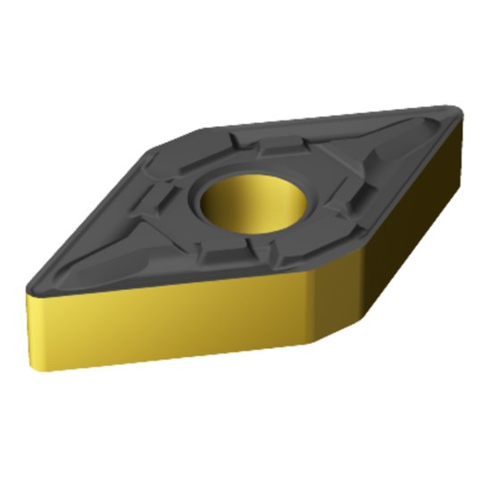 Picture of DNMG 444-MR 2220 Sandvik DNMG150616 MR 2220 55.0° Negative Carbide 0.0620 1.57mm Radius Roughing, Medium