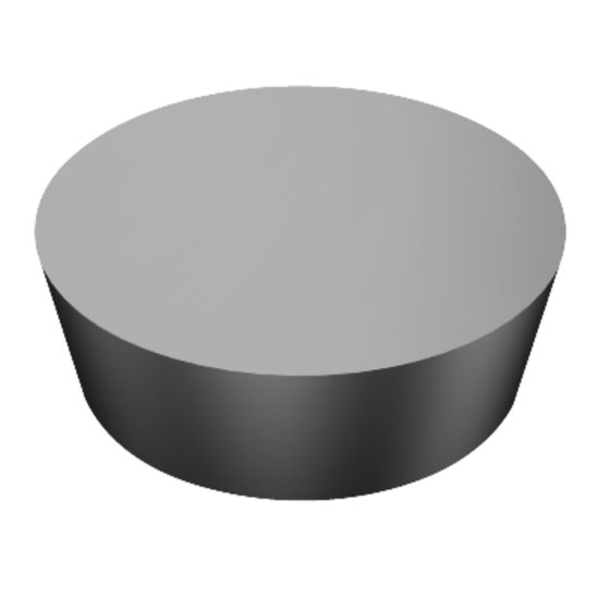 Picture of RPG43A 6160 Sandvik RPG120400A 6160 Round Positive Ceramic 0.2500 6.35mm Radius Medium, Semi Finishing