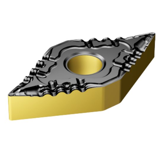 Picture of DNMG 433-PF 4415 Sandvik DNMG150412 PF 4415 55.0° Negative Carbide 0.0470 1.19mm Radius Finishing, Semi Finishing