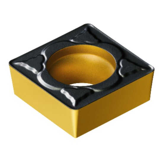 Picture of SCMT 3(2.5)1-PM 4415 Sandvik SCMT 09T304-PM 4415 Square Positive Carbide 0.0160 0.41mm Radius Medium, Semi Finishing