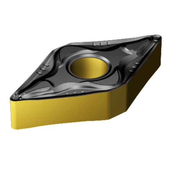 Picture of DNMG 441-PM 4415 Sandvik DNMG150604 PM 4415 55.0° Negative Carbide 0.0160 0.41mm Radius Medium, Semi Finishing