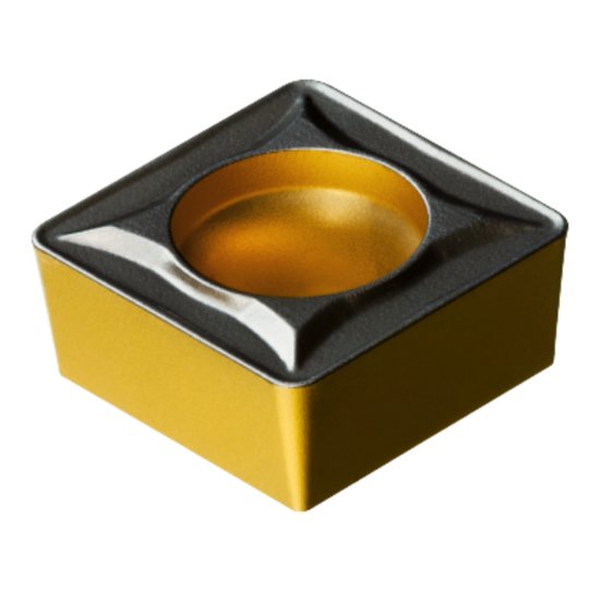 Picture of SCMT 432-UR 4425 Sandvik SCMT 120408-UR 4425 Square Positive Carbide 0.0320 0.81mm Radius Roughing, Medium