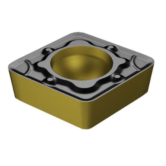 Picture of CCMT 2(1.5)2-WM 4425 Sandvik CCMT060208 WM 4425 80.0° Positive Carbide 0.0320 0.81mm Radius Medium, Semi Finishing