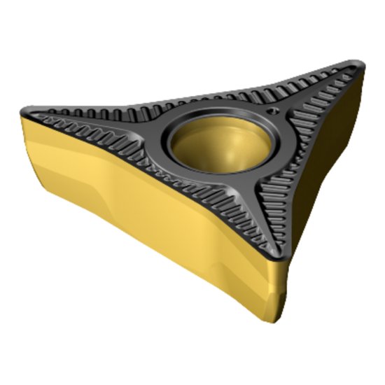 Picture of CP-A1108-L5W 4425 Sandvik CP A1108 L5W 4425 Triangle Positive Carbide 0.0310 0.79mm Radius Finishing, Semi Finishing