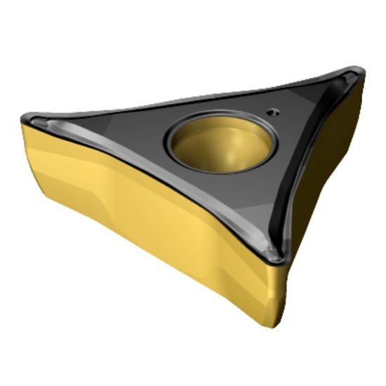 Picture of CP-A1108-L3 4415 Sandvik CP A1108 L3 4415 Triangle Positive Carbide 0.0310 0.79mm Radius Finishing, Semi Finishing