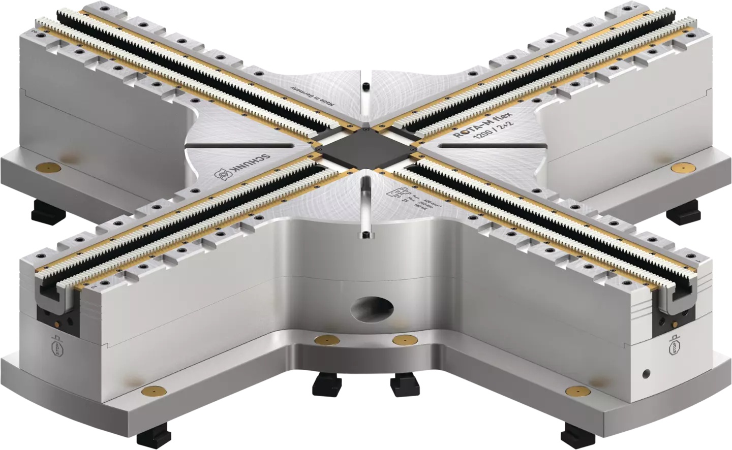 Picture of Schunk Work Holding Chuck anual 1446777 Rota-Ml Flex 2+2 1200 M2