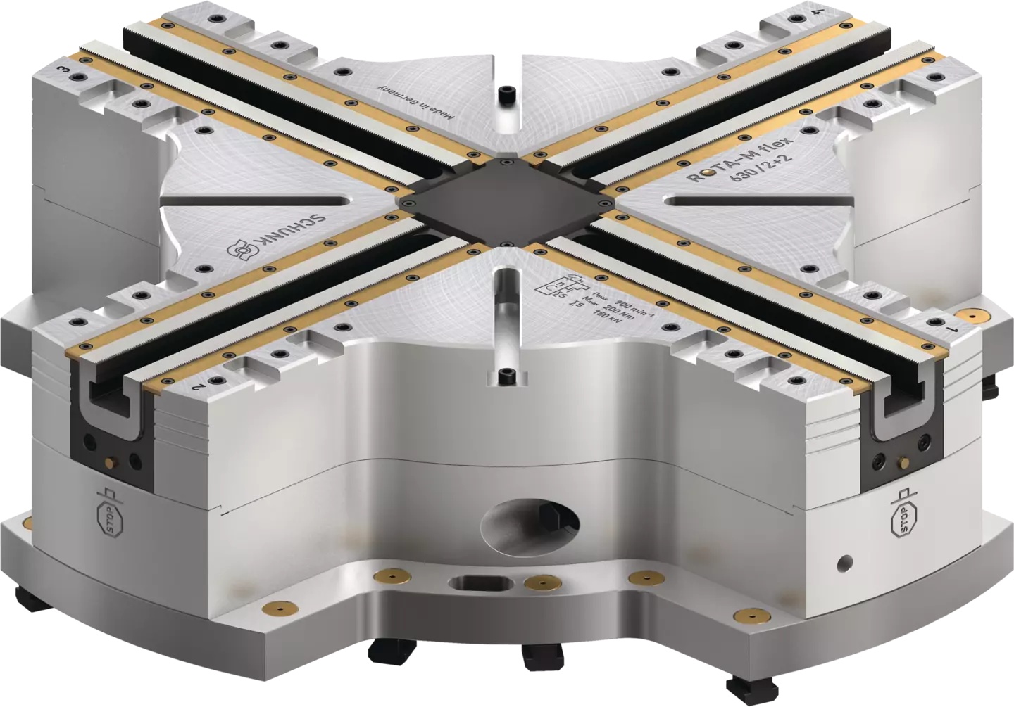 Picture of Schunk Work Holding Chuck anual 1464186 Rota-Ml Flex 2+2 630 Sv90°