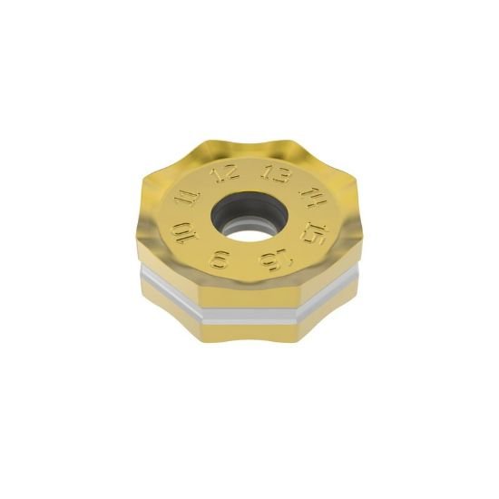 Picture of Seco ONMU090510ANTN-M12 F40M Milling Insert Octagonal Carbide TiAIn + TiN