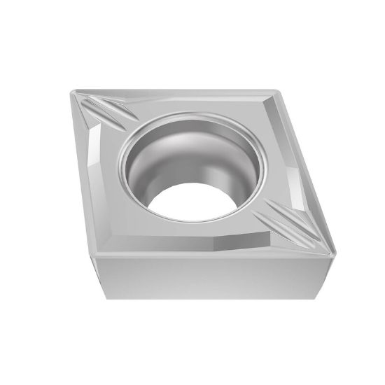 Picture of CCMT 21.51-MF2 TM1501 Seco CCMT 060204-MF2 TM1501 80.0° Positive Carbide Finishing, Semi Finishing