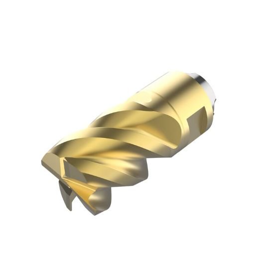 Picture of Seco MP16-16019R12Z4-E04 F40M Milling End Mill,Copy Mill,Replacable Head,90 Degree Corner Radius Carbide TiAIn + TiN