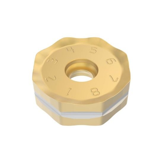 Picture of Seco ONMU090520ANTN-ME13 F40M Milling Insert Octagonal Carbide TiAIn + TiN