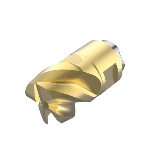 Picture of Seco MP10-10007R16Z4-E02 F40M Milling End Mill,Copy Mill,Replacable Head,90 Degree Corner Radius Carbide TiAIn + TiN