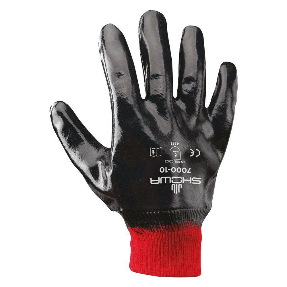 Picture of Showa 7000-10 Work Gloves Large Nitrile Coated Jersey