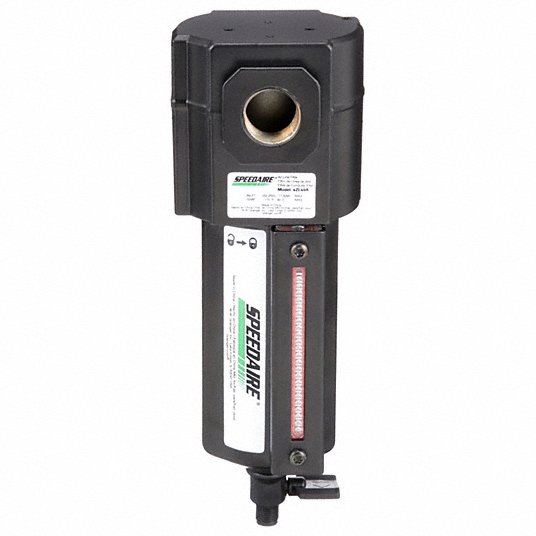 Picture of Speedaire 4Zl49 Speedaire Speedaire Compressed Air Filter: Particulate, 1/2 In Npt, 5 Micron, 140 Cfm, 250 Psi Max Op Pressure
