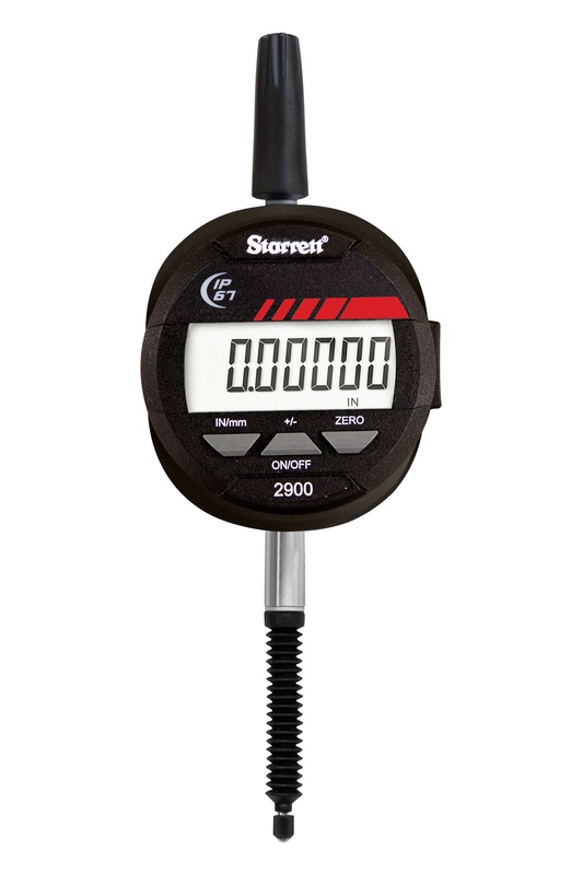 Picture of Mitutoyo 500-787 Digital Indicator, IP67 Protection, SPC Output, 1"/25mm Range, .00005"/0.001mm Res., 3/8" Stem