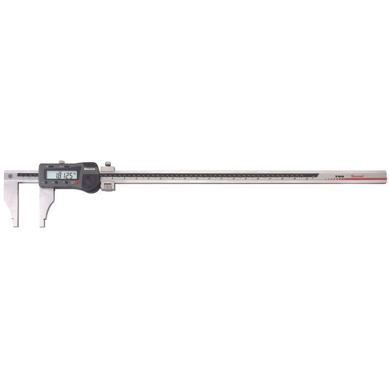 Picture of Starrett EC799A-6/150 Electronic Slide Caliper, Stainless Steel, .0005"/0.01mm, 0-24"/0-600mm