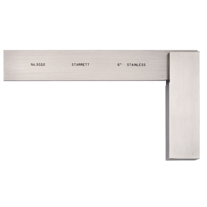 Picture of Starrett 3020-6 Square, Stainless, 6" Blade