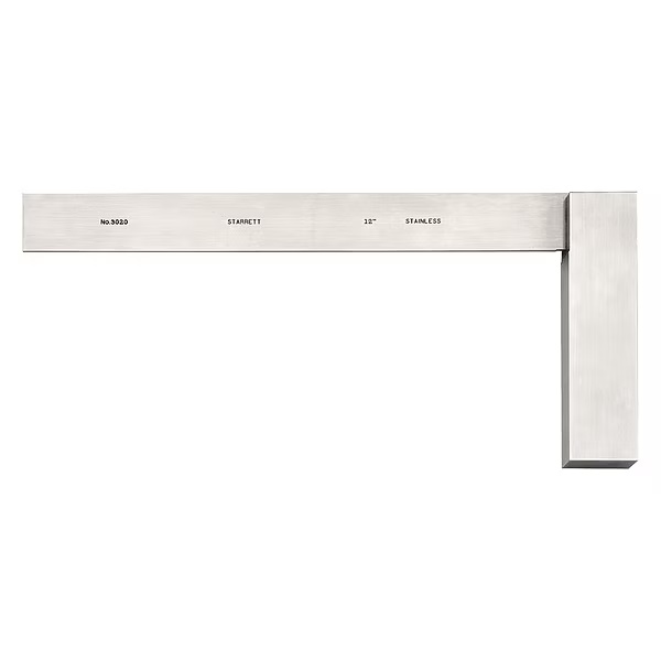 Picture of Starrett 3020-12 Square, Stainless, 12" Blade