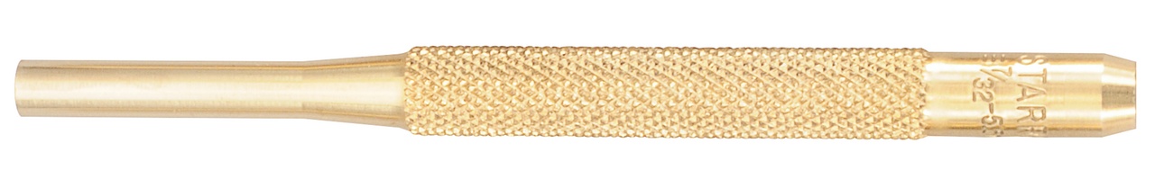 Picture of Starrett B565F Brass Drive Pin Punch, 7/32" Diam X 4" L