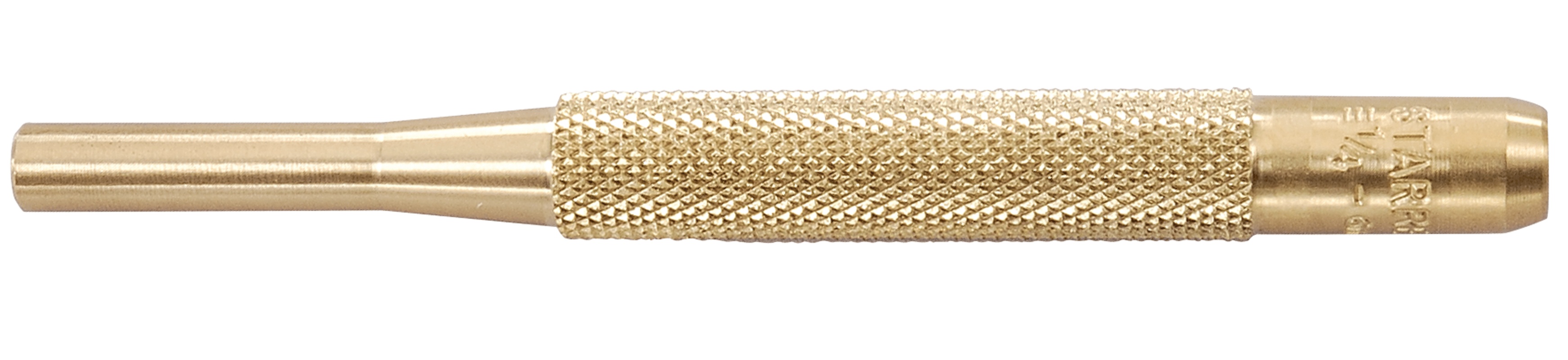 Picture of Starrett B565G Brass Drive Pin Punch, 1/4" Diam X 4" L