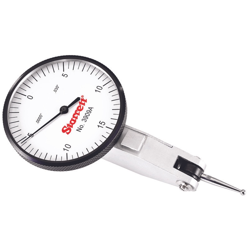 Picture of Dial Test Indicator With Dovetail, .030" Range, 0-15-0 1-9/16" Dial Face, .0005" Graduations, With Accessories, Case
