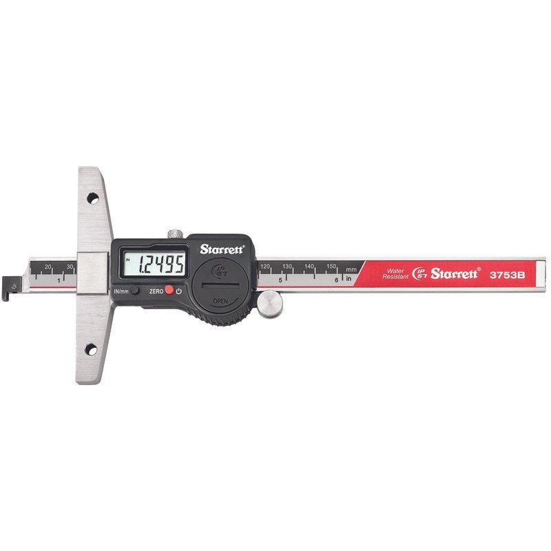 Picture of Starrett 798A-6/150 6" Electronic Depth Gage, .0005" Resolution, 0-6" Range, SPC Output