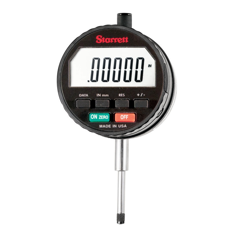 Picture of Starrett F2730AD Electronic Digital Indicator, SPC Output, 1"/25mm Range, .00005"/0.001mm Res., 3/8" Stem Diameter