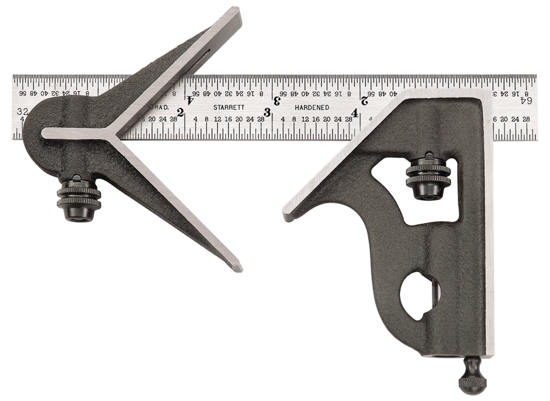 Picture of Starrett 11HC-6-4R Combination Square, 6", 4R Grads