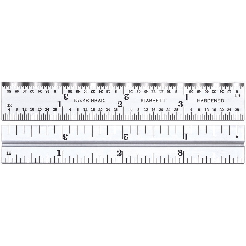 Picture of Starrett Cb4-4R Blade Only, Satin Chrome, For Combination Set, 4"