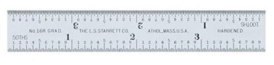 Picture of Starrett Cb4-16R Blade Only, Satin Chrome, For Combination Set, 4"