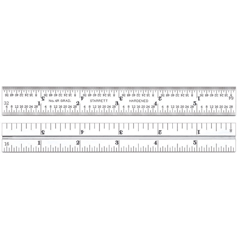 Picture of Starrett Cb6-4R Blade Only, Satin Chrome, For Combination Set, 6"