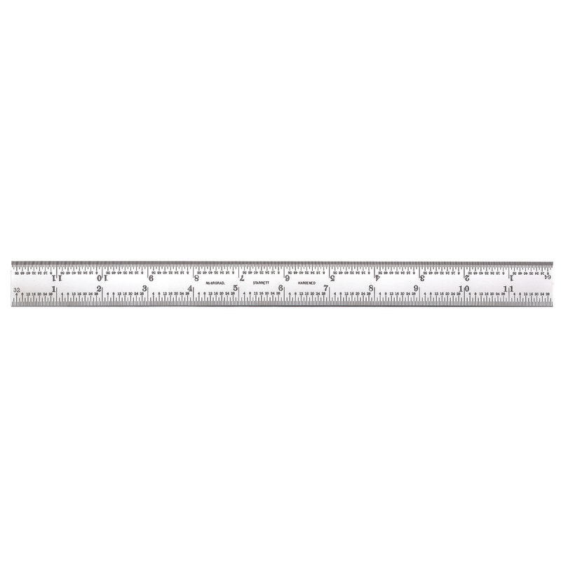 Picture of Starrett Cb12-4R Blade Only, Satin Chrome, For Combination Set, 12"