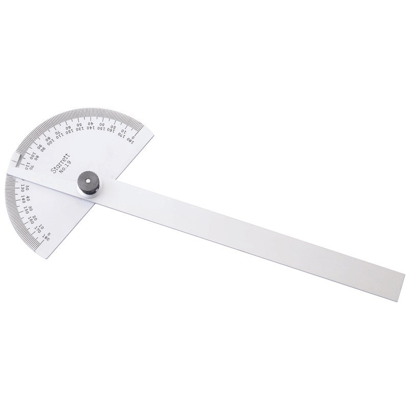 Picture of Starrett C19 Steel Protractor, 0-180 Degrees