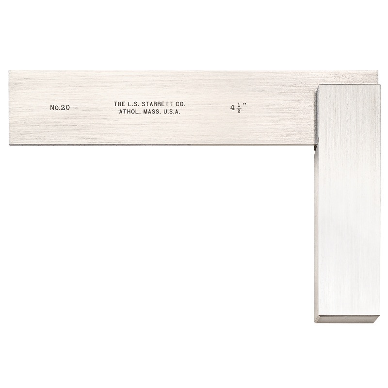 Picture of Starrett 20-4 1/2 Master Precision Square, 4-1/2" Blade