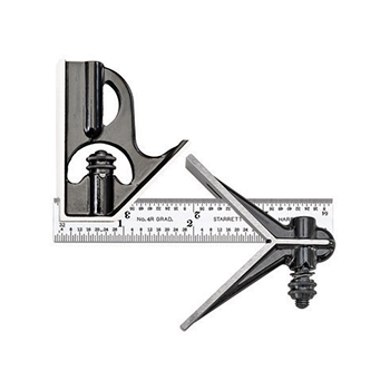 Picture of Starrett 33HC-4-4R Combination Square, 4", 4R Grads