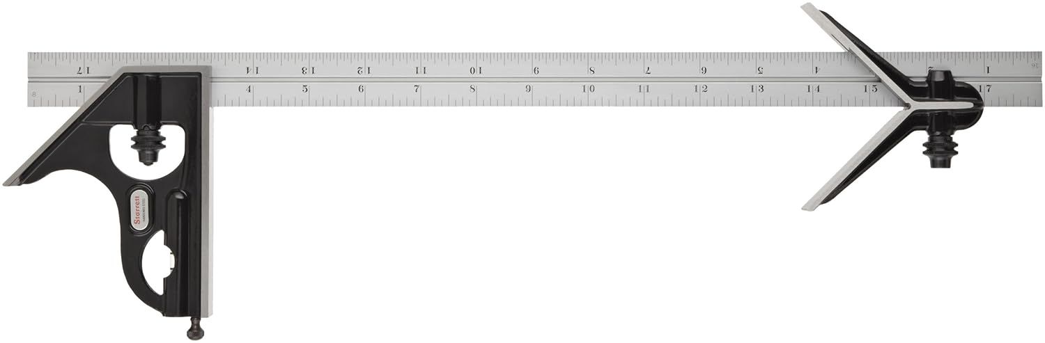 Picture of Starrett 33HC-18-4R Combination Square, 18", 4R Grads