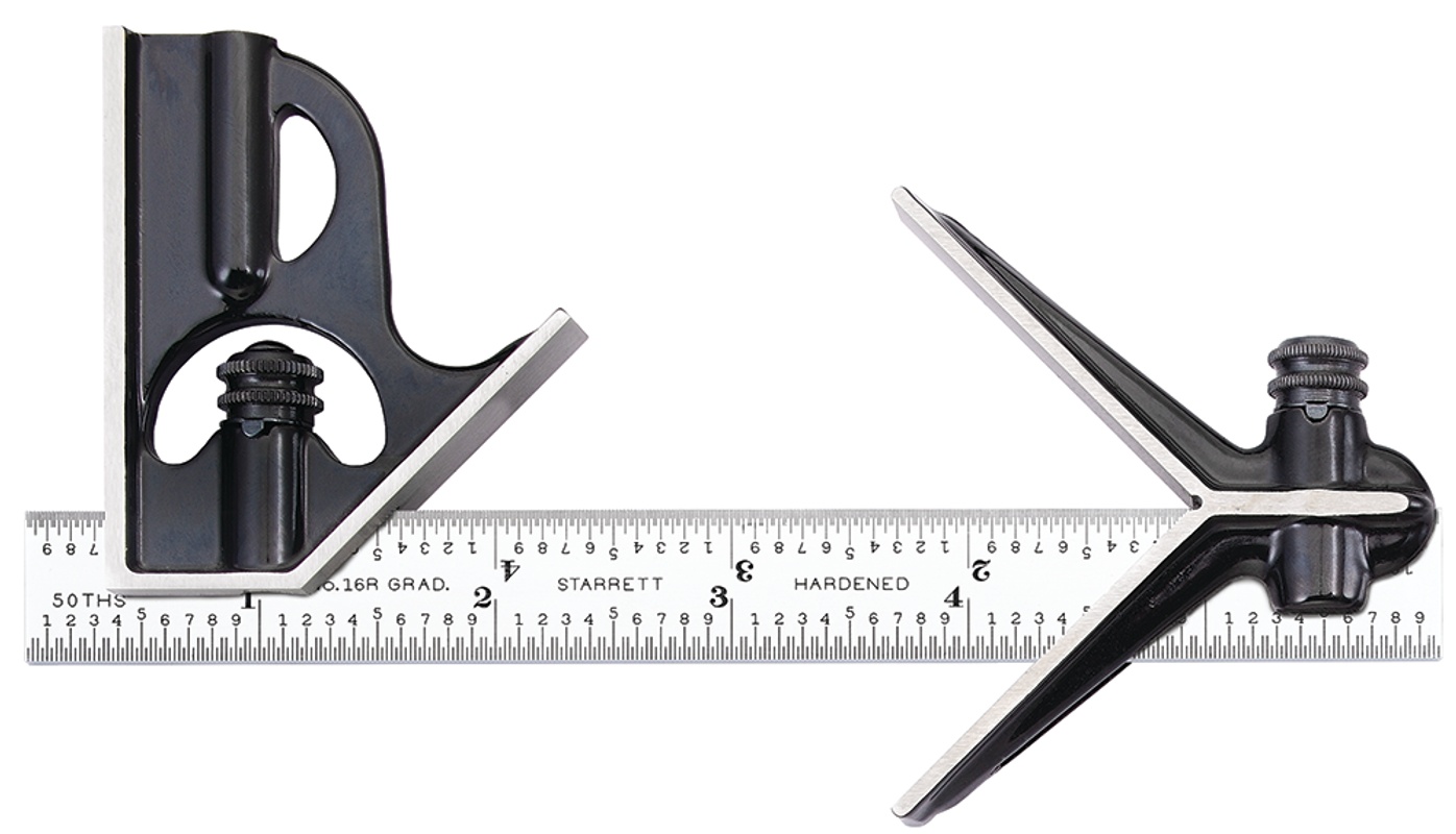 Picture of Starrett 33JHC-6-16R Junior Combination Square, 6", 16R