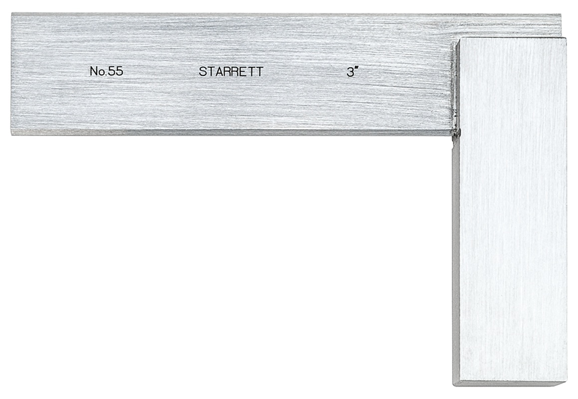 Picture of Starrett 55-3 Master Precision Square, Beveled Edge, 3"