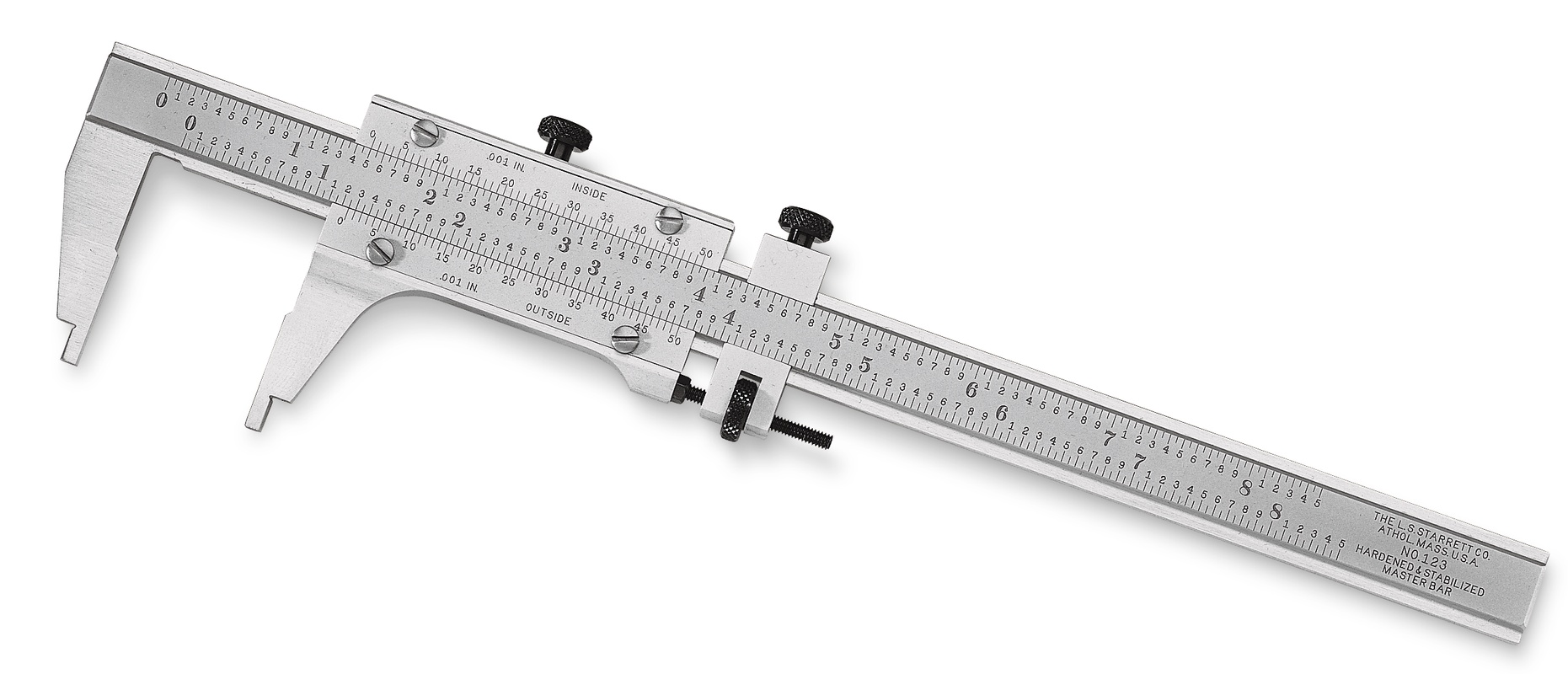 Picture of Starrett 123Z-6 Vernier Caliper 0-6", .001" GRAD