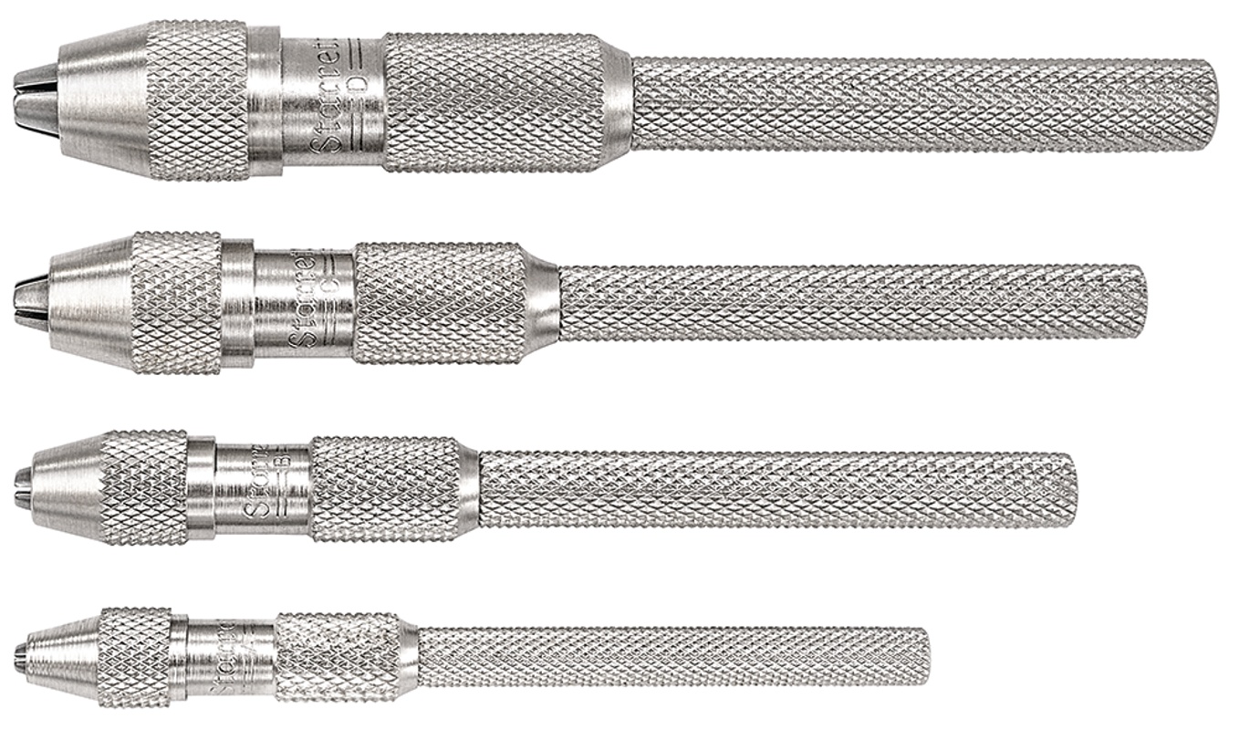 Picture of Starrett S162Z Pin Vise Set, (162A/B/C/D) In Vinyl Case