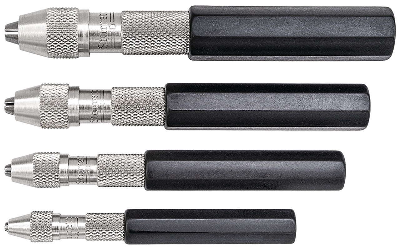 Picture of Starrett S166Z Pin Vise Set, 166A/B/C/D, With Case