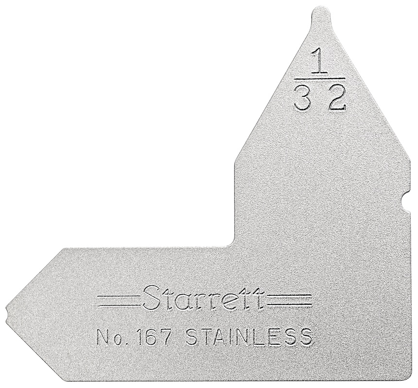 Picture of Starrett 167-1/32 Radius Gage, 1/32"