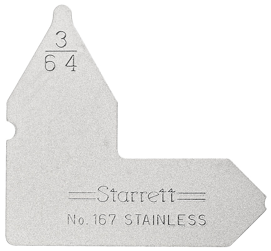 Picture of Starrett 167-3/64 Radius Gage 3/64"