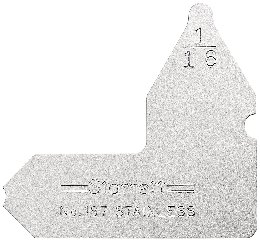 Picture of Starrett 167-1/16 Radius Gage, 1/16"