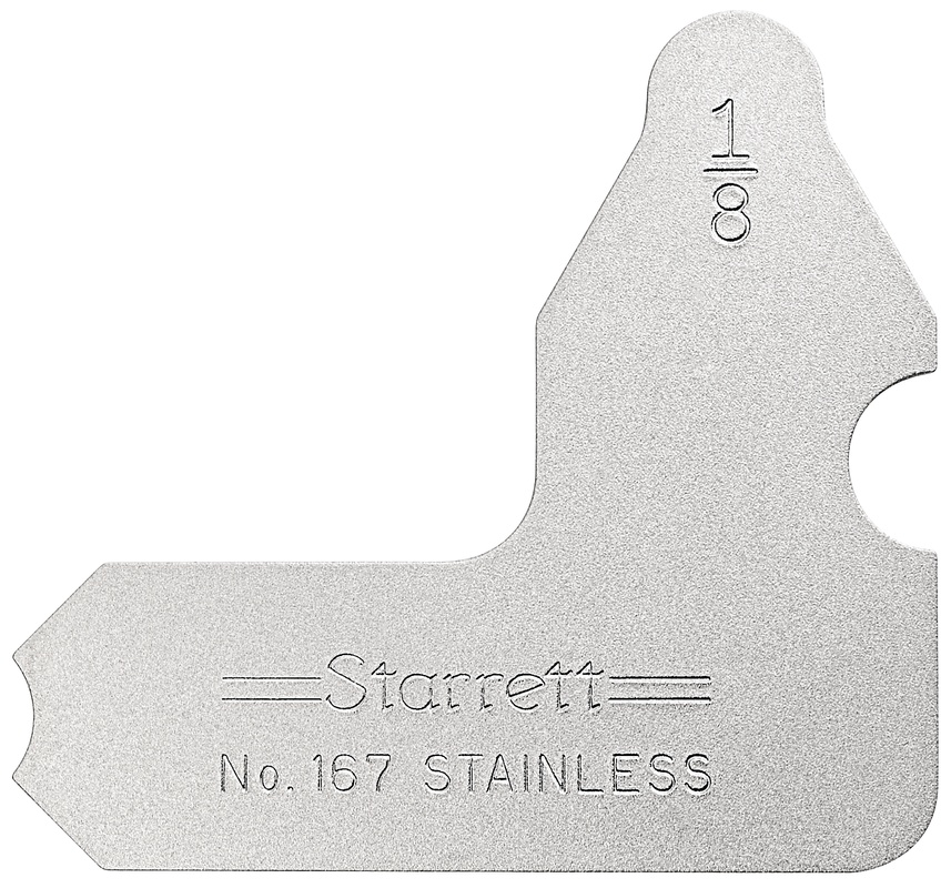 Picture of Starrett 167-1/8 Radius Gage, 1/8"
