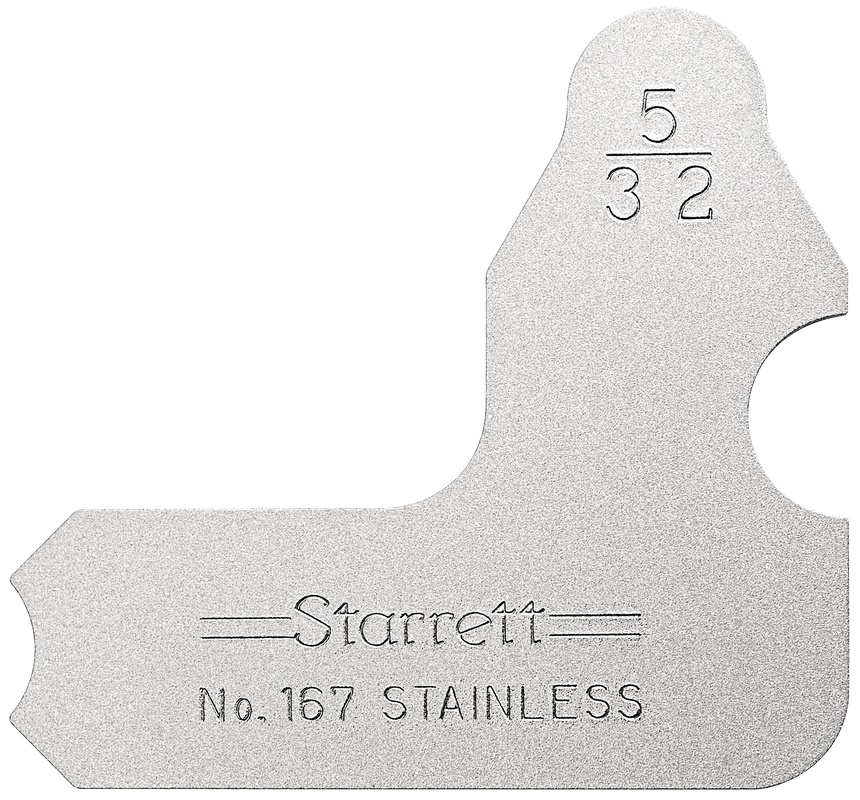 Picture of Starrett 167-5/32 Radius Gage, 5/32"