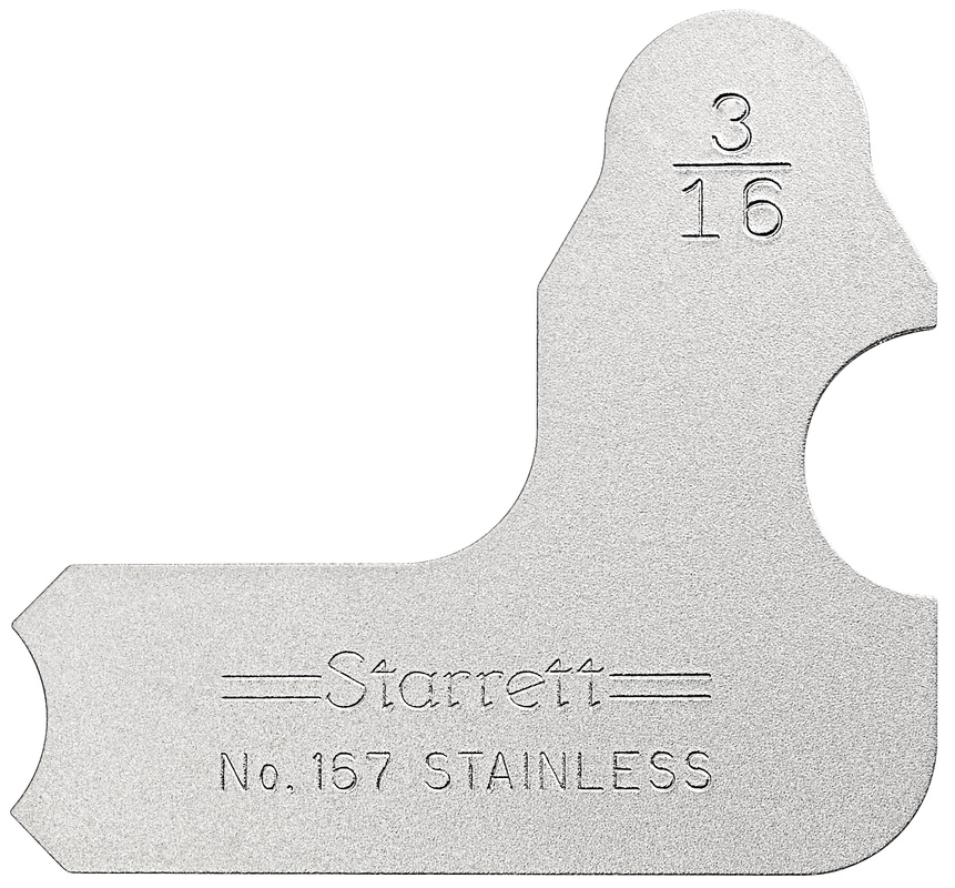 Picture of Starrett 167-3/16 Radius Gage, 3/16"